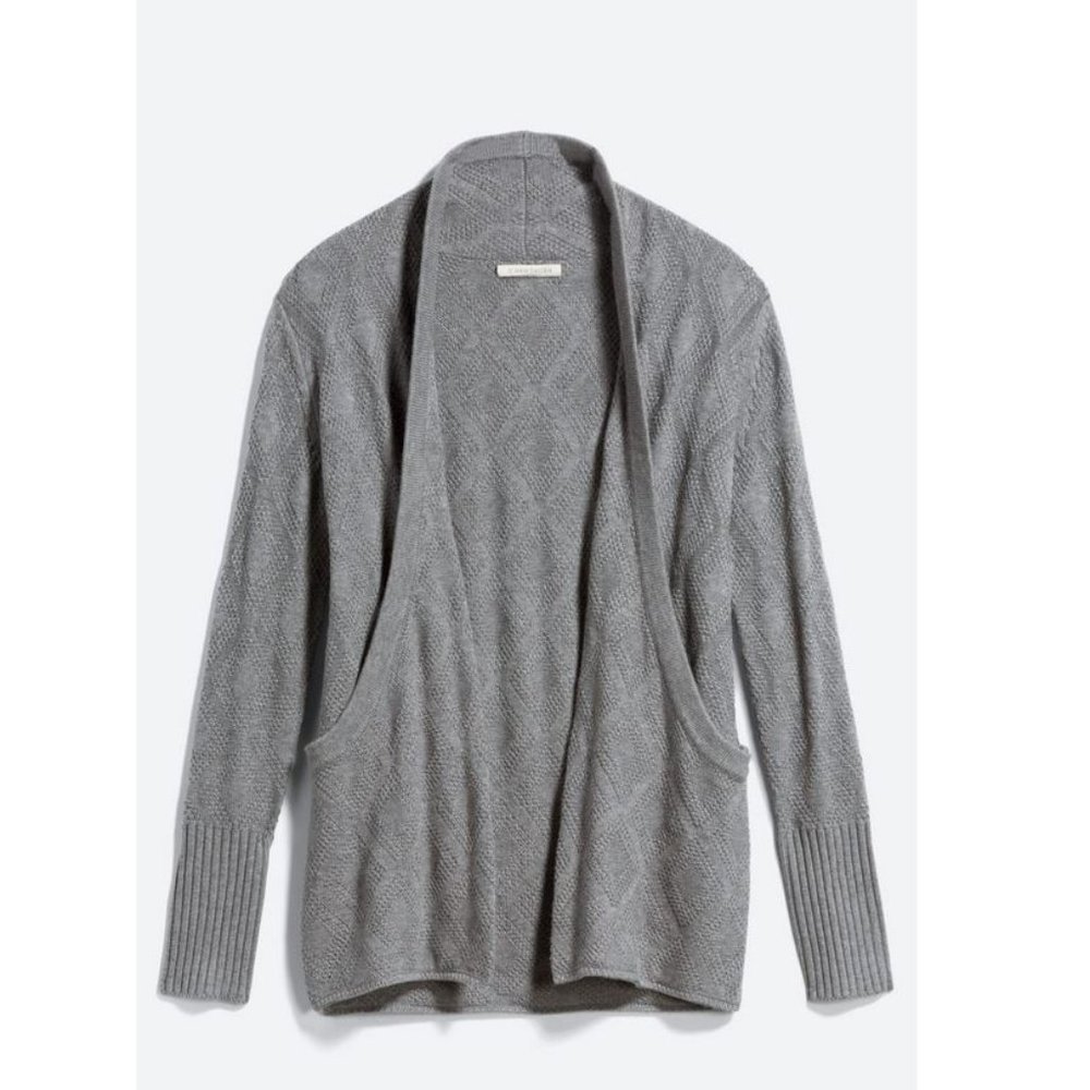 Market & Spruce J-Pocket Gray Cardigan